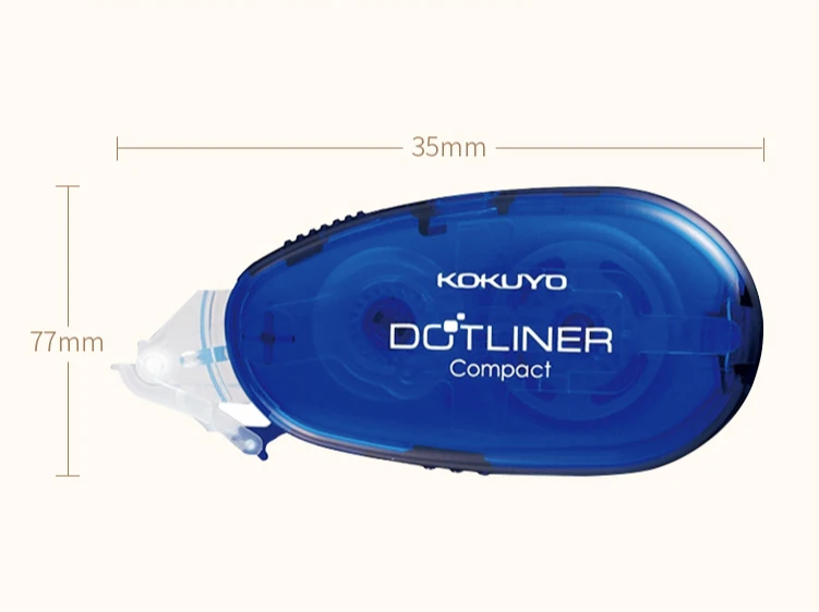 1 шт. KOKUYO простая оригинальная мини двусторонняя клейкая лента пунктиформы клей Обучающие Канцтовары 8,4 мм* 11 м можно заменить