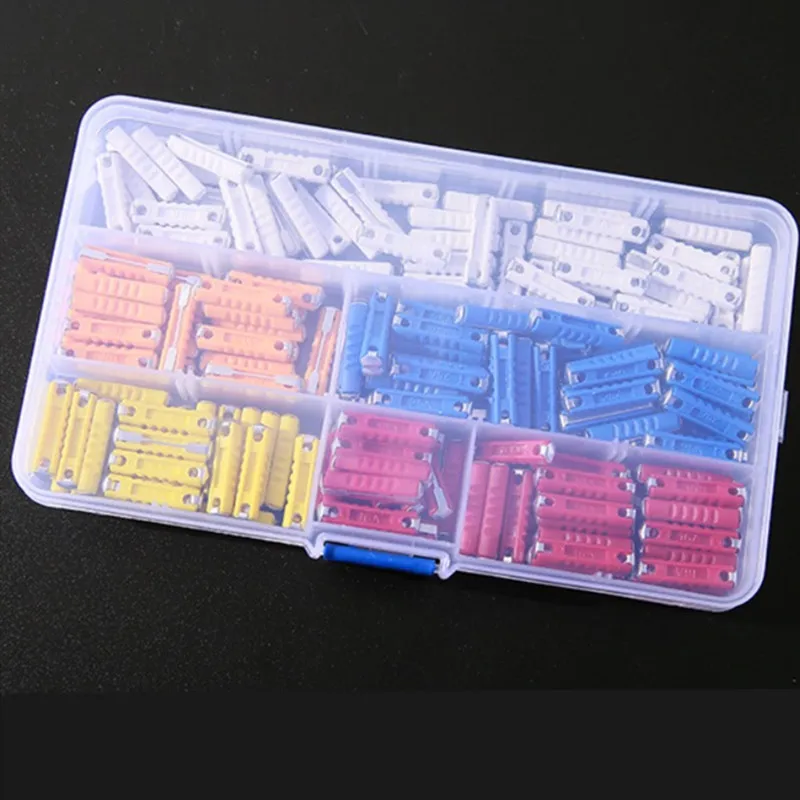 200Pcs/Kit 5A 8A 10A16A 25A Classic Car Auto Fuses Kit Ceramic
