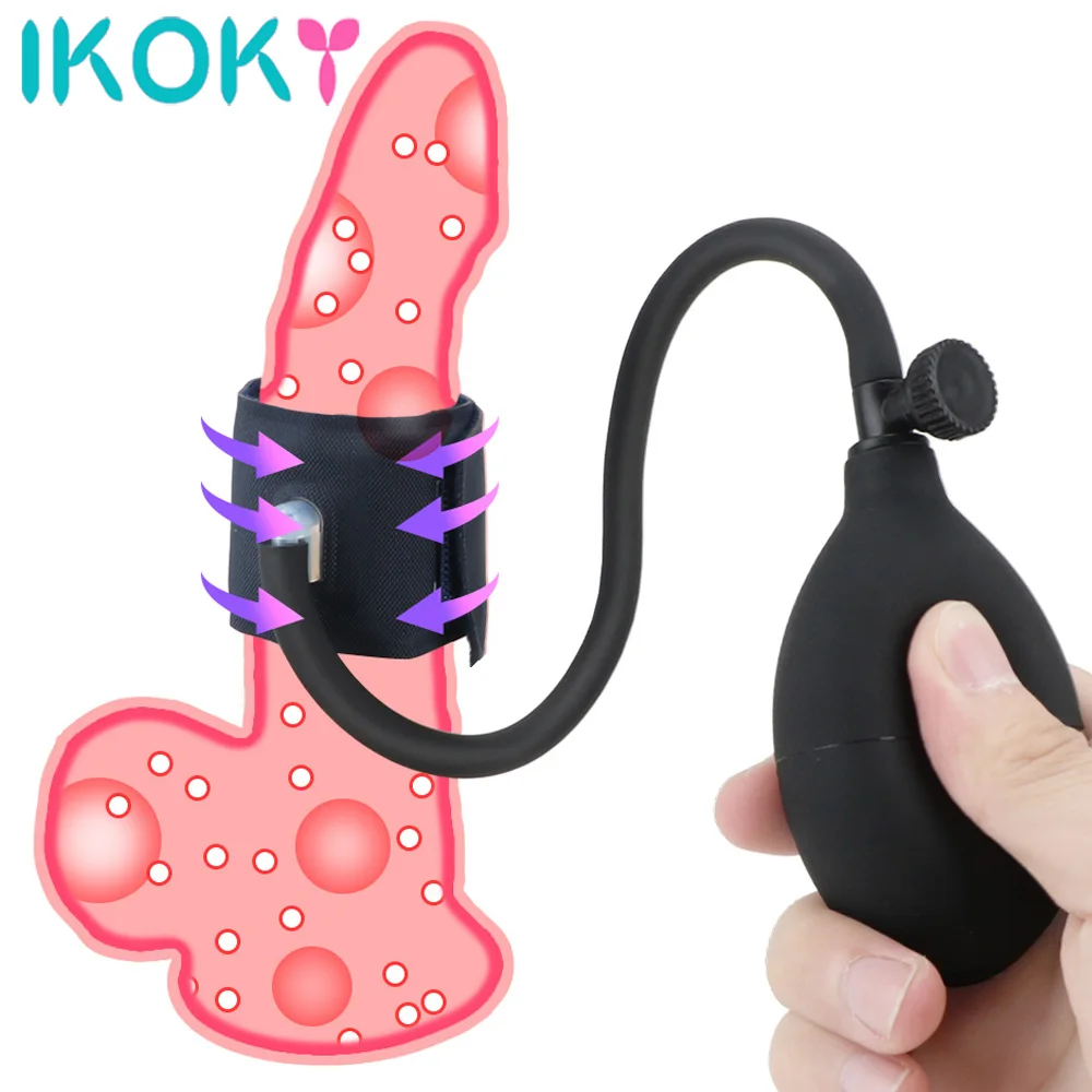 IKOKY надувные рандомные модели секс-игрушки мужские кольца увеличивающие туфли |