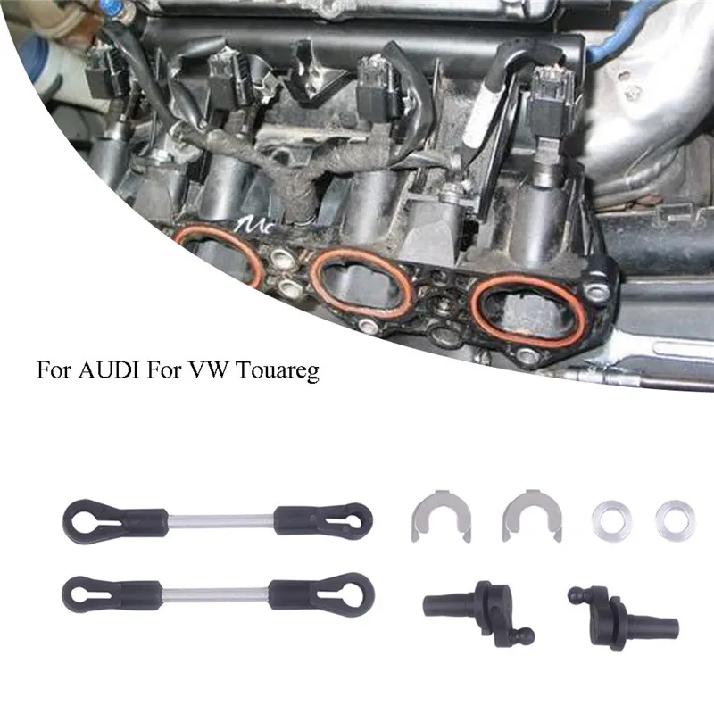 Для AUDI 2,7 3,0 TDI V6 автомобильный Стайлинг вихревые заслонки ремонт Впускной вакуумный коллектор 059129711 059129712