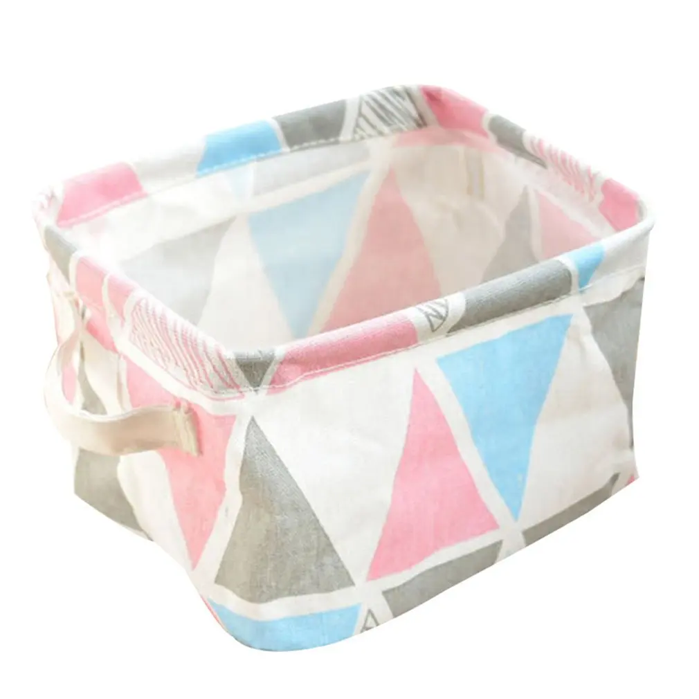 

Desktop Shelves Storage Box Cotton Linen Makeup Storage Box Organizer Tissue Box Small Items Storage Case