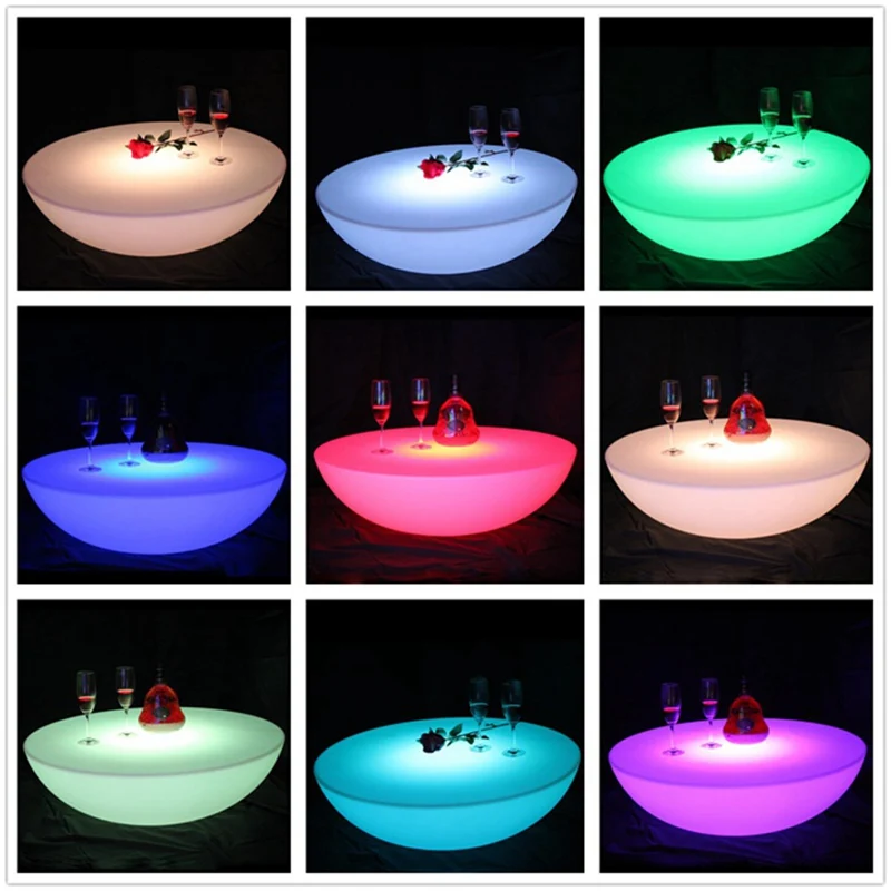 LED Illuminated Furniture Waterproof LED Table LED Coffee Table rechargeable SK-LF17 (D66*H22cm) 1pc LED Illuminated Furniture Waterproof LED Table LED Coffee Table rechargeable SK-LF17 (D66*H22cm) 1pc