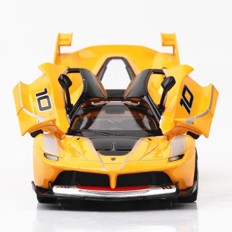 Pull Method Fxx Alloy Car Model Simulation Toy Car Pull Back Car Model Open Door Sound and Light Children Sound and Light Toy