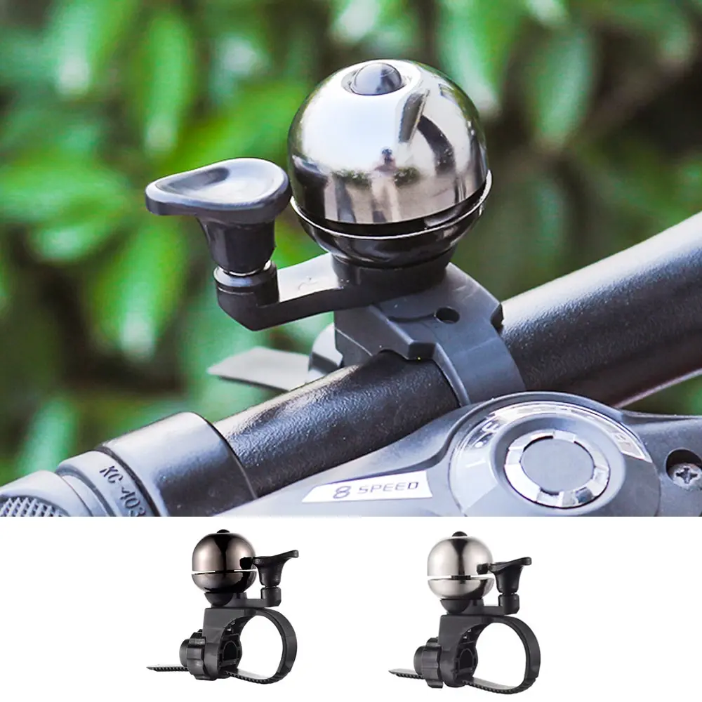 

Bicycle Bell Bike Horn Pure Copper Loud Sound Handlebar Adjustable One Touch Road MTB Foldable Bike Alarm Cycling Accessories