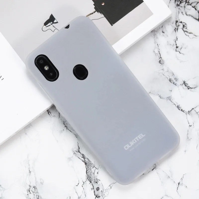 Бежевый Для Oukitel C15 Pro чехол матовый мягкий силиконовый полный защитный чехол для Oukitel C15 Pro задняя крышка для Oukitel C15Pro Capa - Цвет: Бежевый