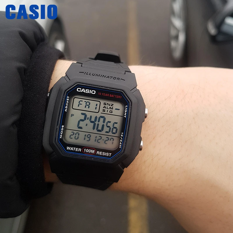 Vervreemding vertaler Induceren Casio watch g shock watch men top luxury set military 10 Year Battery Life  digital watch sport quartz men watch relogio W 800H 1|Quartz Watches| -  AliExpress