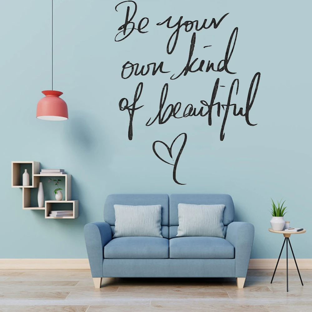 Beauty Nail Salon Wall Decor Passion Decal Vinyl Sticker Inspire Girls Be Beautiful Quote Wall Decals For Bedroom Bathroom Wall Stickers Aliexpress