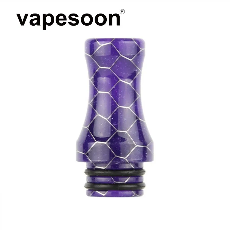 high quality Flat Long Resin Vape Mouthpiece 510 Snake Drip Tip for e-Cigarette 510 Atomizer Melo 3 Mini Tank IJust S Kit etc