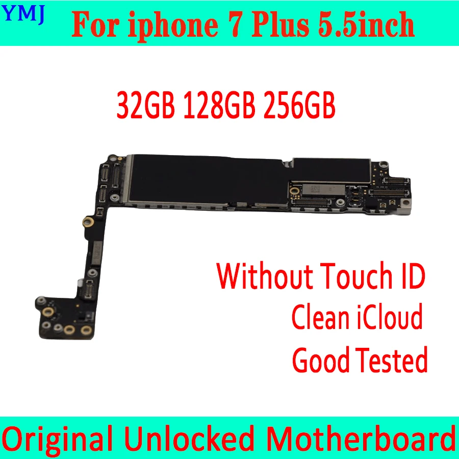 Материнская плата для iphone 7 Plus 32 ГБ/128 ГБ/256 ГБ оригинальная разблокированная