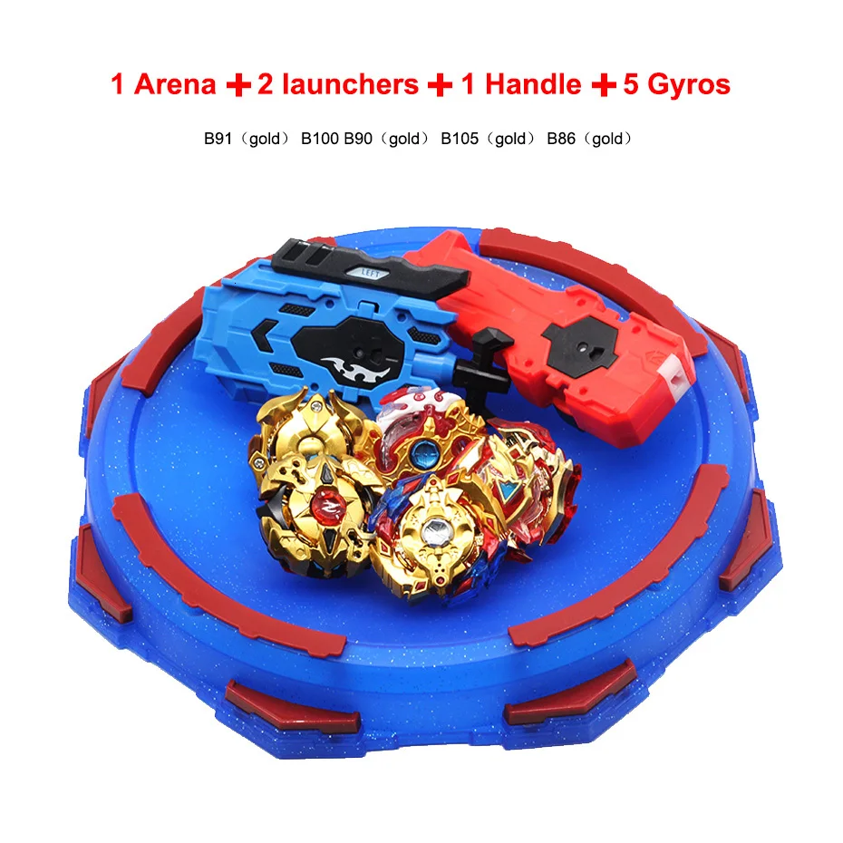5pcs set 06 Beyblade B-150 B-145 Burst игрушки с пусковым устройством стартер и арена игрушка Металл Fusion Бог спиннинг Топ bayblade лезвия игрушки - Цвет: 5pcs set 06