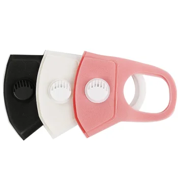 

1/5/10/30pcs Polyurethane Double Laminated Face face shield 3D Mouth Coverwith Double Breathing Valves