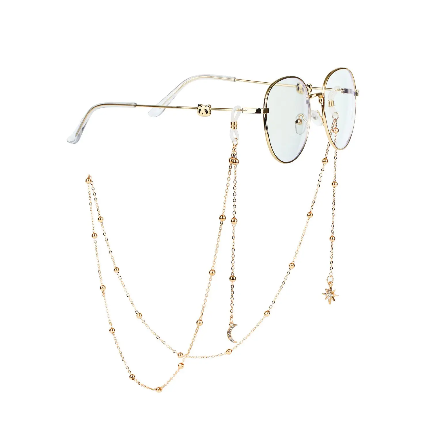 2021 Fashion Metal Glasses Chains Sunglasses Lanyards Anti-lost Reading Glasses Cords Eyeglasses Strap Eyewear Accessories