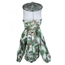 Открытый пчеловодческий костюм с вуалью Съемная профессиональная защитная куртка пчеловода с шляпой