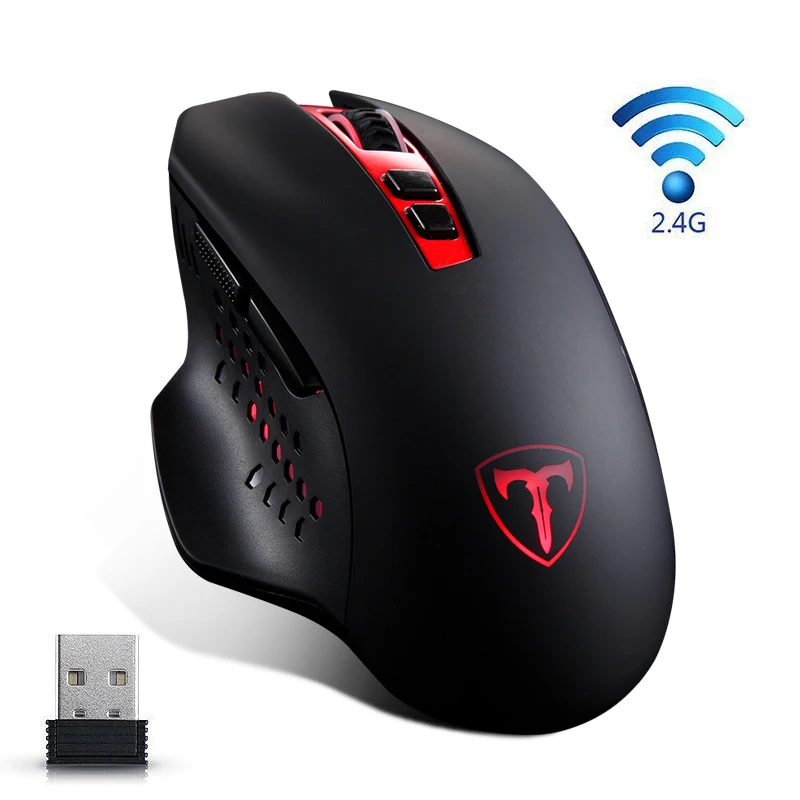 

X11 2.4GHz Wireless Gaming Mouse 4800DPI Power Saving Glowing Game Mouse Laser Optical Mouse For Laptop PC