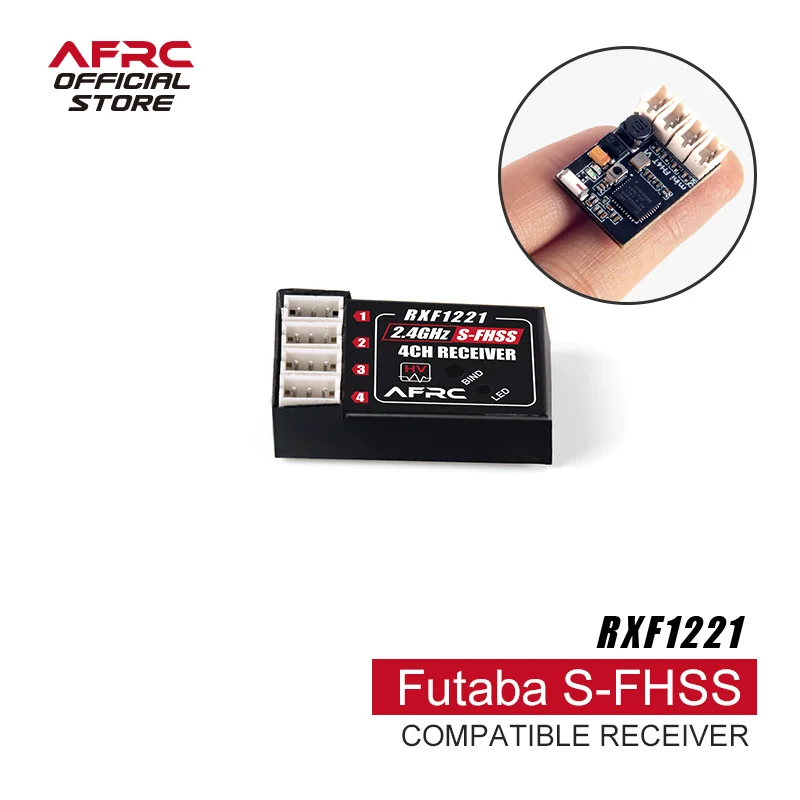 Afrc Rxf1221 Micro Ricevitore Per Futaba S_Fhss/ Tm-Fh Sistema Di Controllo Del Modulo Rf 14Sg, 10J, 8J, 6J, 4Grs, 4Px, 7Px, 4Pv, 3Pv Ecc