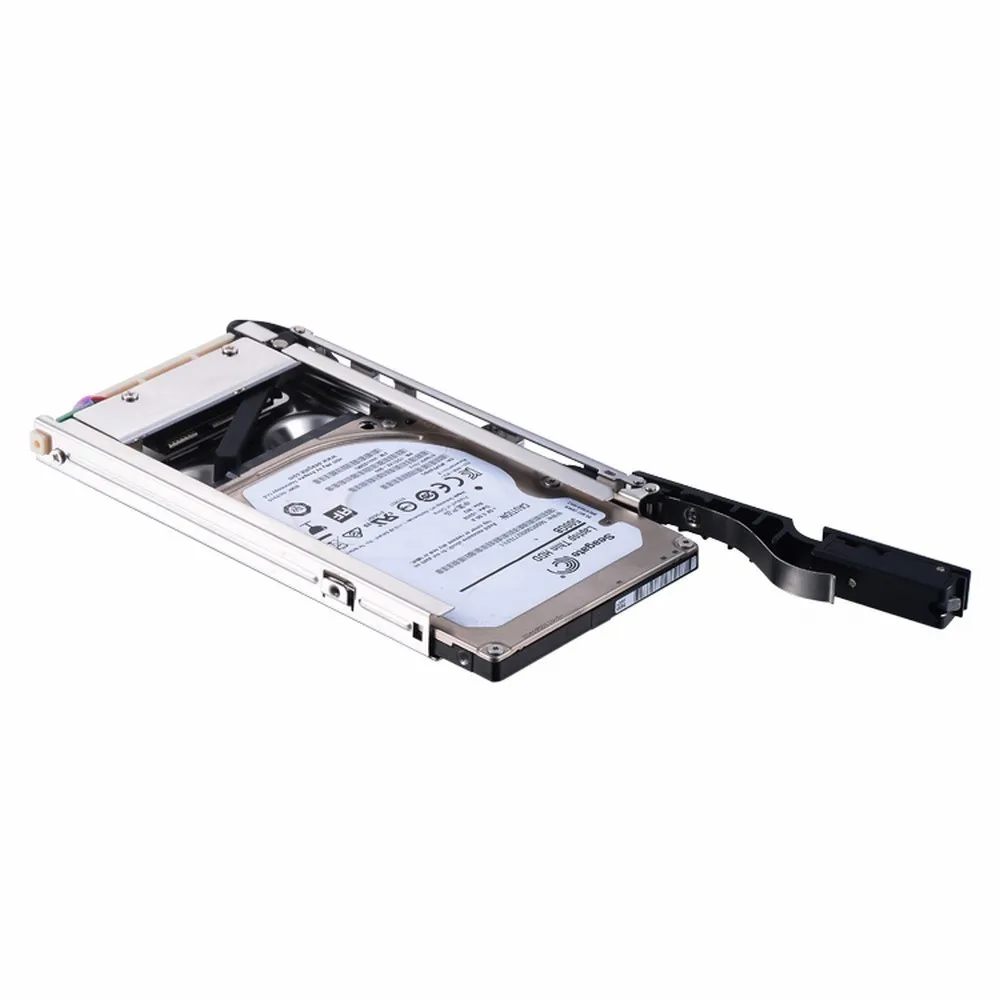 Uniatop ST8214X 2,5 дюймовый SATA HDD/SSD мобильный шкаф ударопрочный с черной дверью