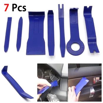 

7PCS Car Door Trim Removal Tool Pry Panel Dash Radio Body Clip Installer Kit Repair Outillage Automobile