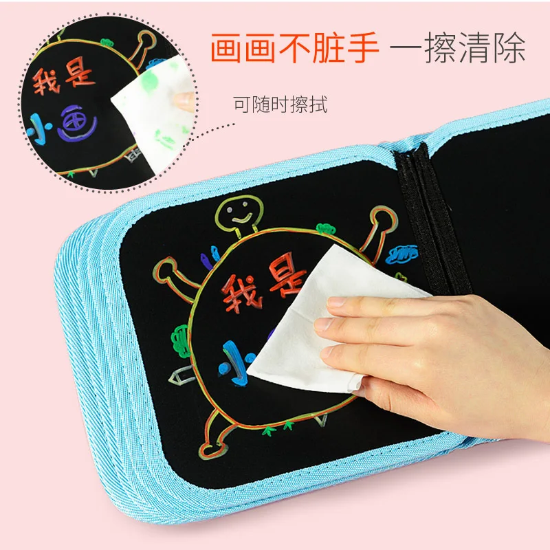 

CHILDREN'S Drawing Board Portable Graffiti Small Blackboard Young STUDENT'S Painted Multi-functional Handwritten Wipable Househo