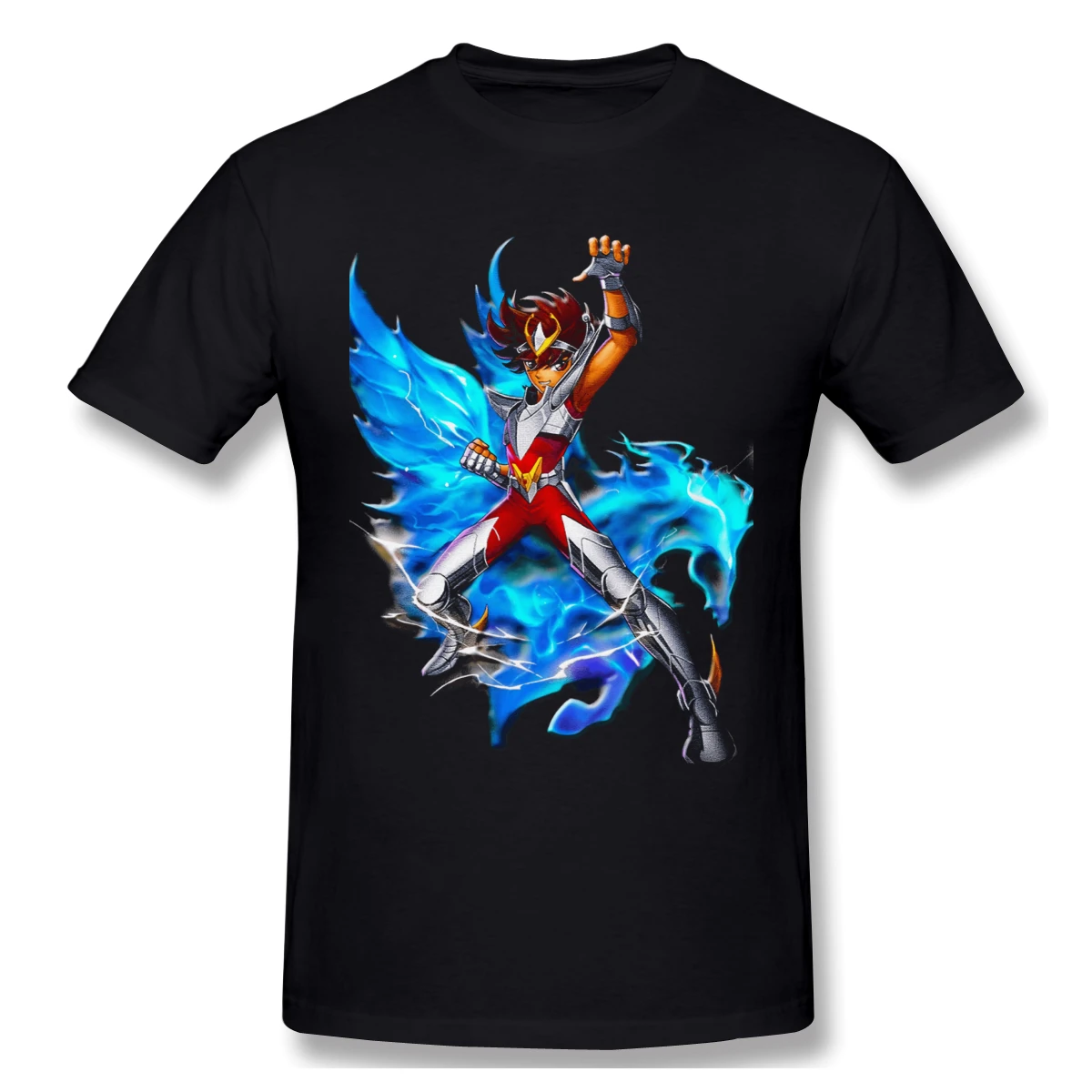 Man Seya Pegasus Knight Of Zodiacs Spiral Note Caballeros Del Zodiaco, Foderbaran, Shiryu,Gold )Daily Tshirt