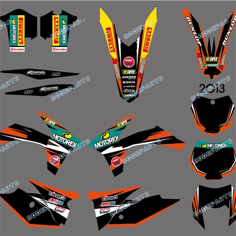 EXC XC графическая Наклейка Набор наклеек для KTM 2012 2013 2011 | Автомобили и мотоциклы