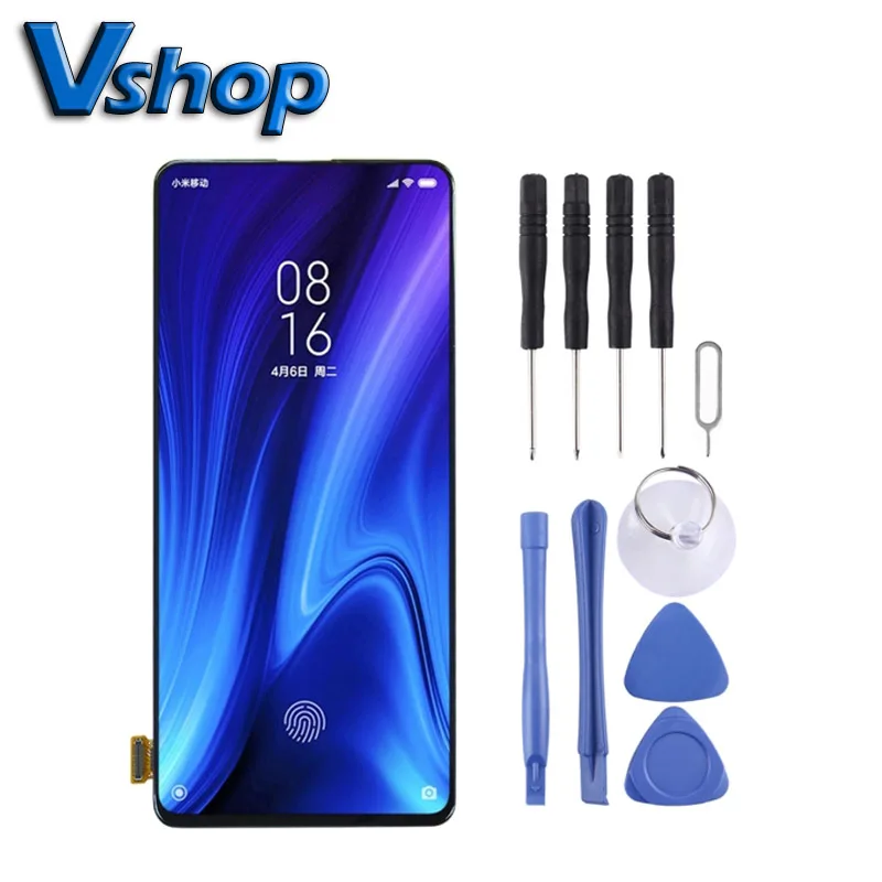 Дигитайзер экрана с ЖК экраном AMOLED полная сборка для Xiaomi Redmi K20 Pro/K20/Mi 9T/Mi 9T Pro