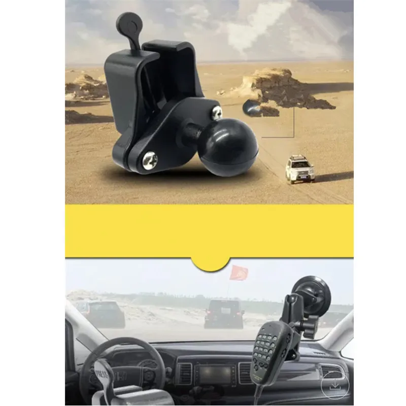 Diamond Plate Compatible with 1 inch rubber ball Car Interphone Hand Microphone Hook for t | Электроника