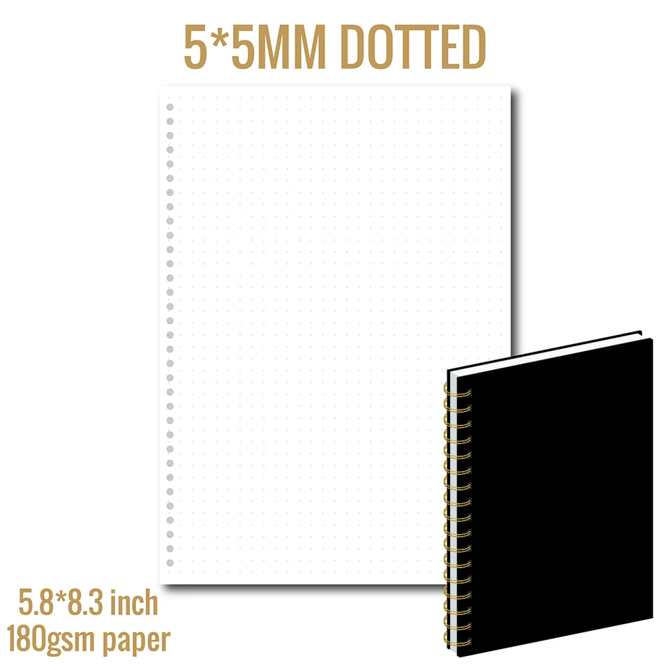 Note Spiral Bound Hardcover Sketchbook – Square Hardbound Sketch Journal -  8X8 I