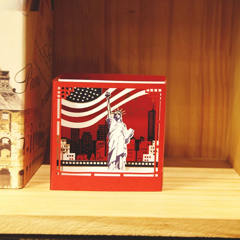  3D Pop Up New York Greeting Cards Christmas Birthday Valentine Invitation D08D - 4000357838357