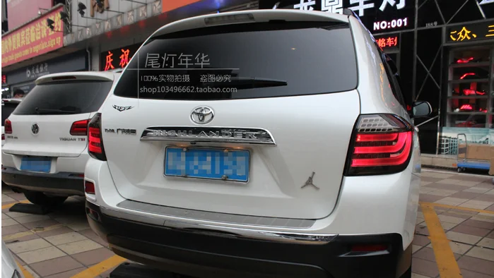 Автомобильный задний светильник s для Toyota Highlander 2012- задний светильник s светодиодный задний светильник DRL+ тормоз+ сигнальная Автомобильная задняя лампа