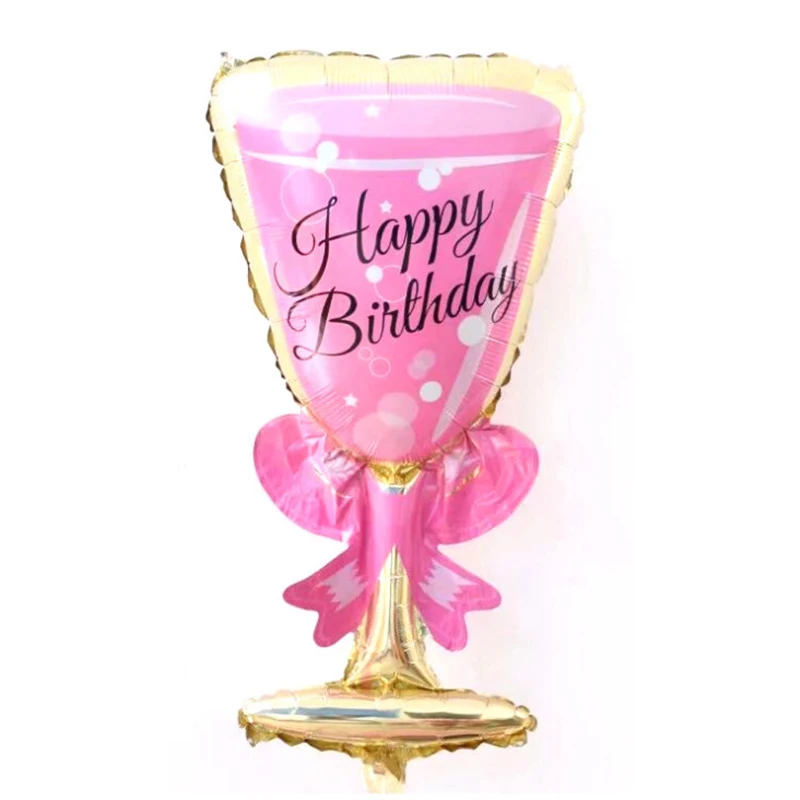 Lenovo счастливый год шампанское фольга шары стереоскопический День Рождения украшения детские надувной шар игрушки конфеты - Цвет: 6