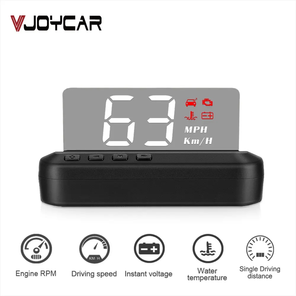 2020 Новая электроника для Авто OBD2 HUD зеркало автомобиля дисплей на голову цифровой