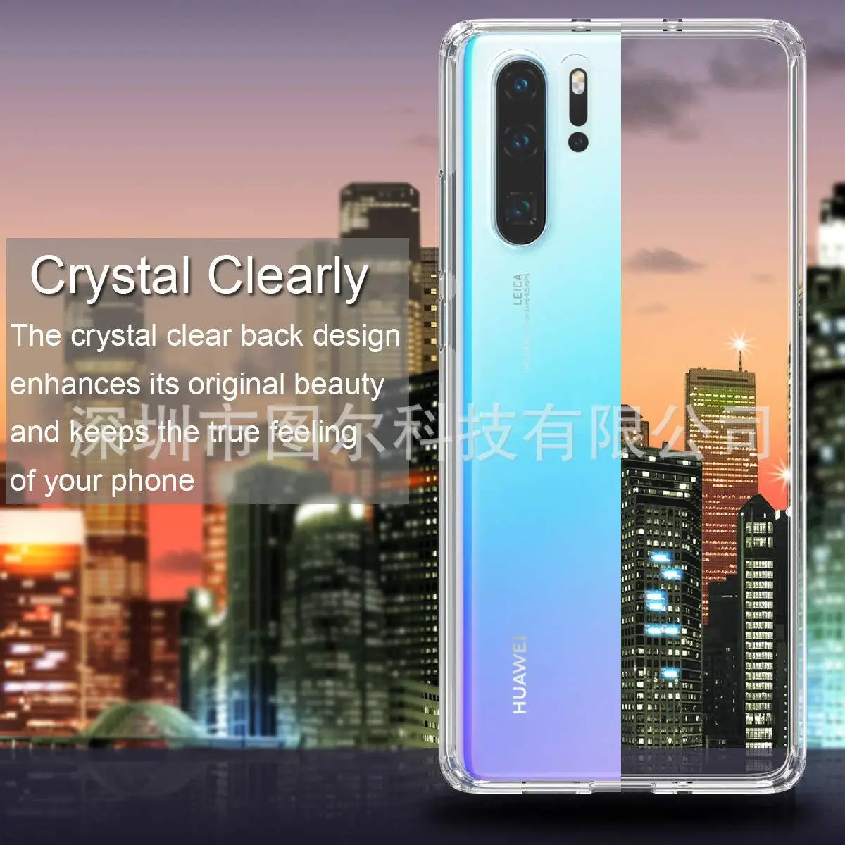 В настоящее время huawei P30 Pro Прозрачный чехол для телефона два в одном мягкий TPU+ PC акриловый чехол для телефона P20 LiTE