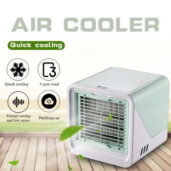 

Summer Portable Mini Air Conditioning Air Cooler Conditioner Fan Evaporative Air Humidifier HouseHold Air Cooler Fan