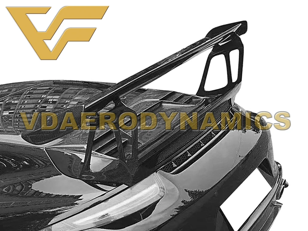 Подходит для 11-14 991 991,1 Porsche 911 Carrera S 4 4S VAD-GT3RS пластик, армированный волокном, углеродное волокно спойлер на задний багажник, крыло с GT3 база