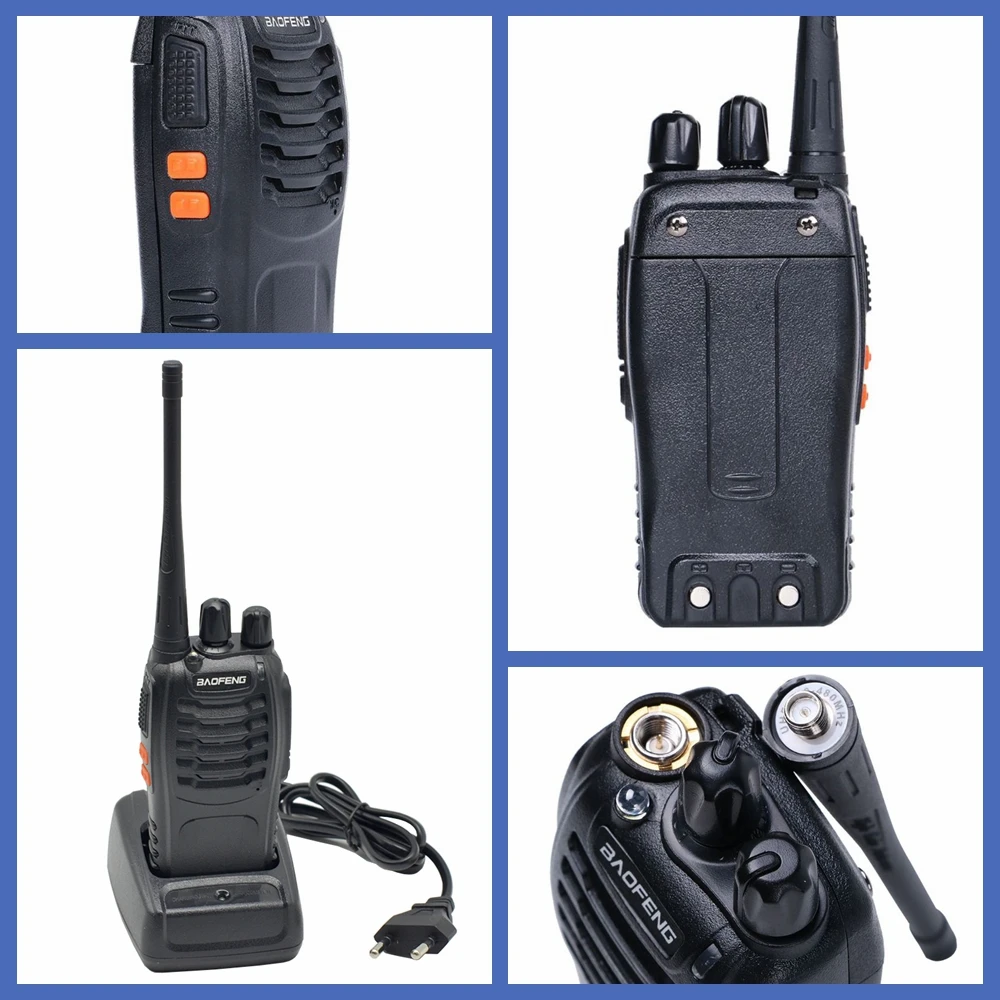 Baofeng двухстороннее радио BF-888S UHF 400-470MHz 16 канальный удобная портативная рация Портативный радиопередатчик