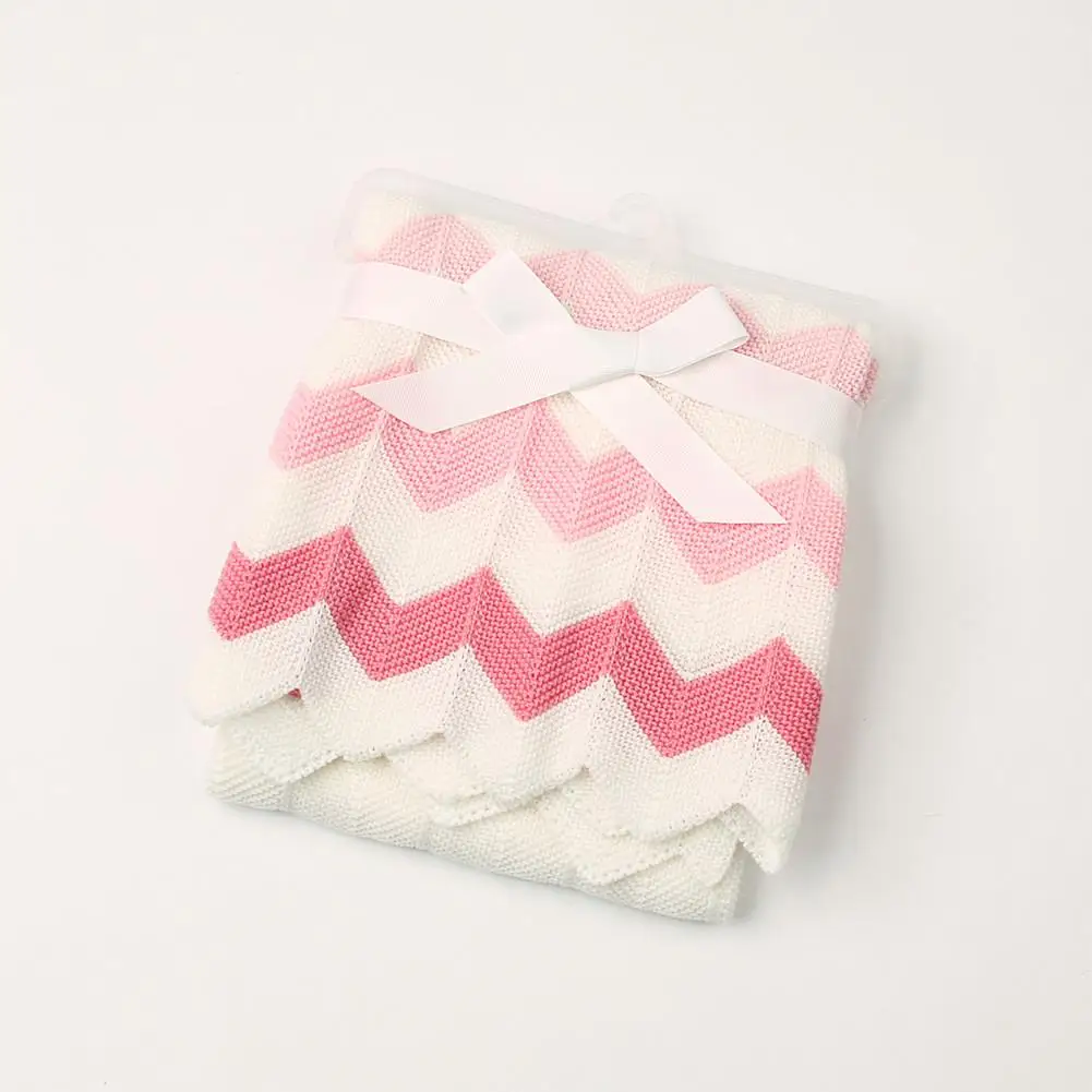 

1pc New Rhomboids Baby Knitted Blankets Decorative Throws Baby Children Bedroom Soft on Sofa/Bed Covers/Plane Travel Bedspread