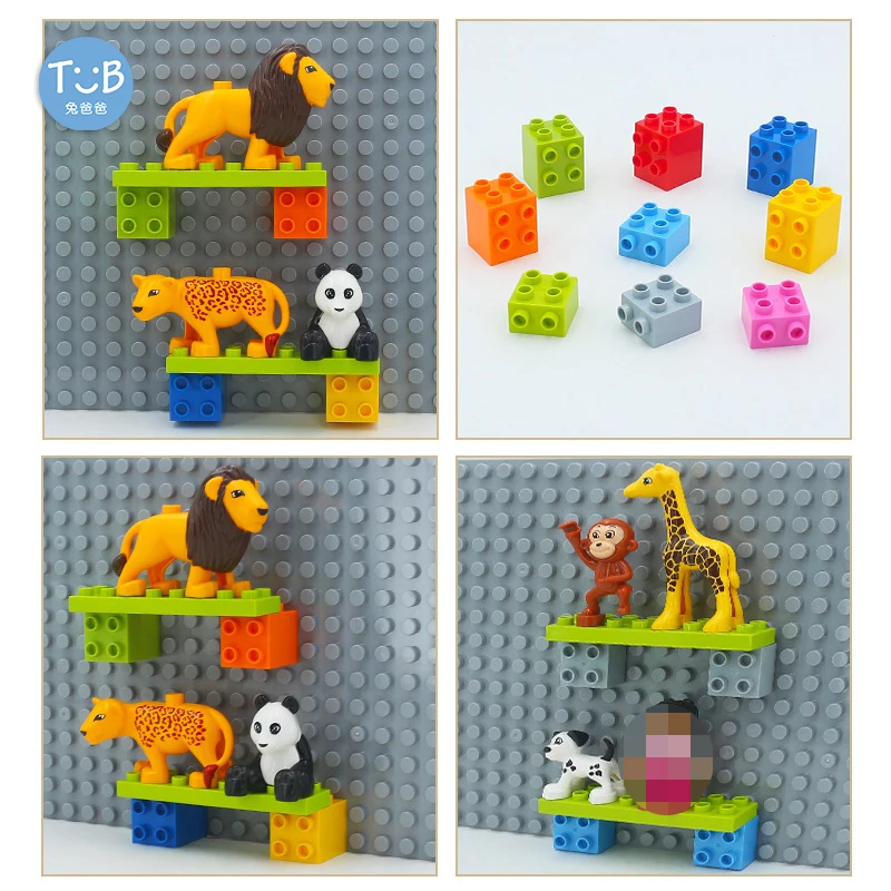 Corner Large Big Building Blocks Wall Accessory Transparent 2x2 Grape Apple Brick Fruit Educational Toy Parts City Children Gift | Игрушки и