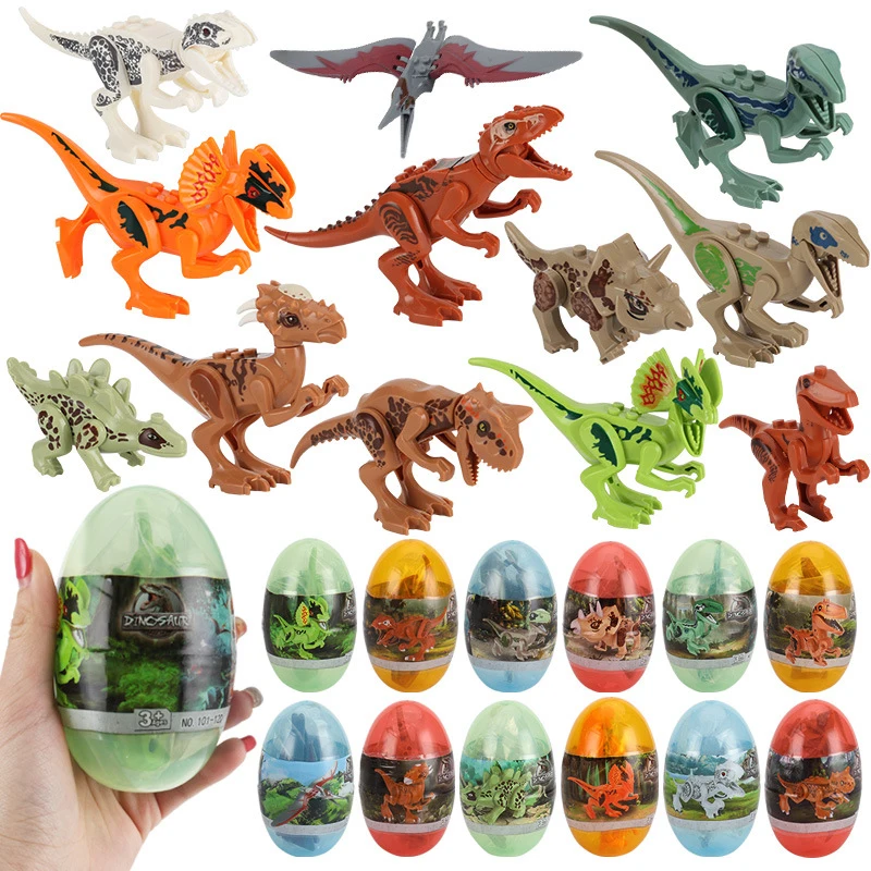 Jurassic World 2 Building Blocks Dinosaurs Eggs Figures Bricks Rex Assemble Toys Kids Funny for Children Gifts | Игрушки и хобби