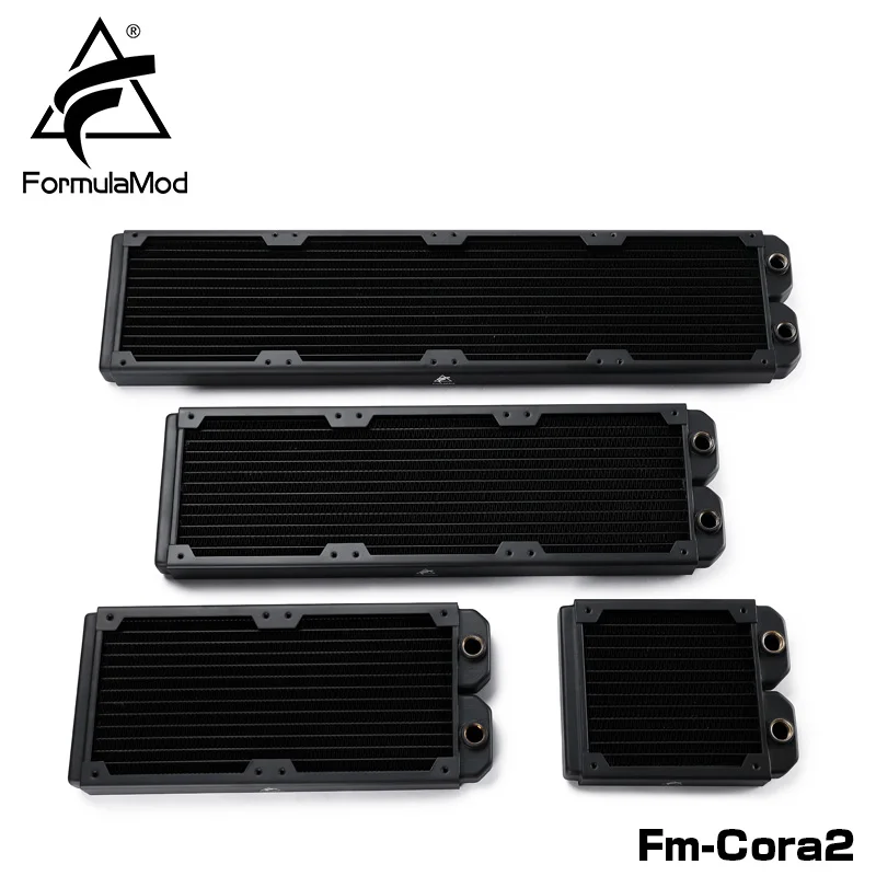 FormulaMod Fm Кора BK 120/240/360/480 мм Медь черный однорядные радиаторы 29 Толщина подходит