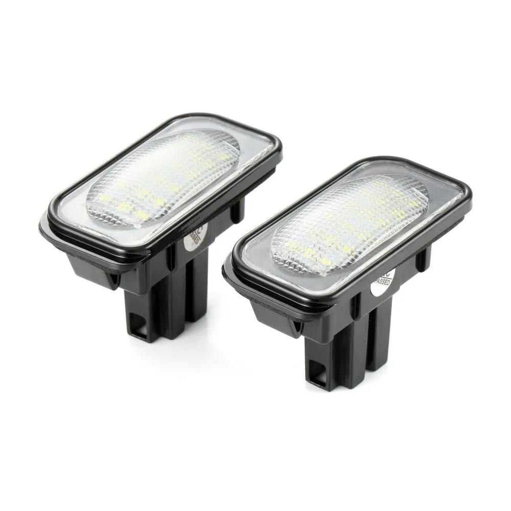 2x 18-SMD светодиодный фонарь номерного знака для Mercedes Benz C-Class W203 Sedan SL-Class R230 CLK-Class W209 C209 A209 автостайлинг