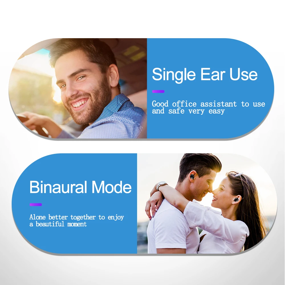 TOMKAS TWS Bluetooth 5.0 Earphone Wireless Headphones True Wireless 4D Stereo Bass Mini Earbuds Hifi Sport With Mic Charging Box (5)