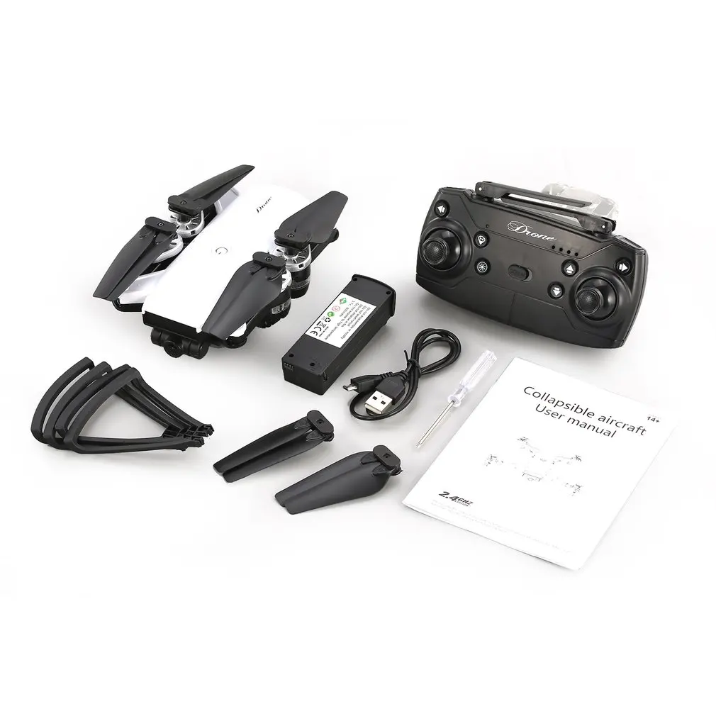 

19HW RC UAV 2.4G FPV foldable quadcopter 0.3MP Wifi camera height