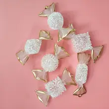 

Great Glass Candy High Simulation Sturdy Creative Desktop Christmas Sweets Decor Mini Candy Decor Ornament Candy
