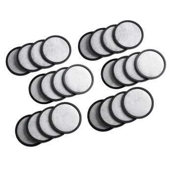 

24 Pack Replacement Water Filter Discs Premium Activated Charcoal Water Filter Disk for Mr. Coffee