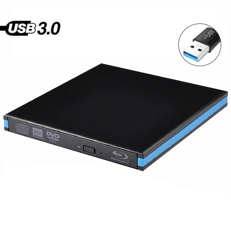  External Usb 3.0 Cd Dvd Rom Player Optical Drive Dvd Burner Reader Dvd Recorder