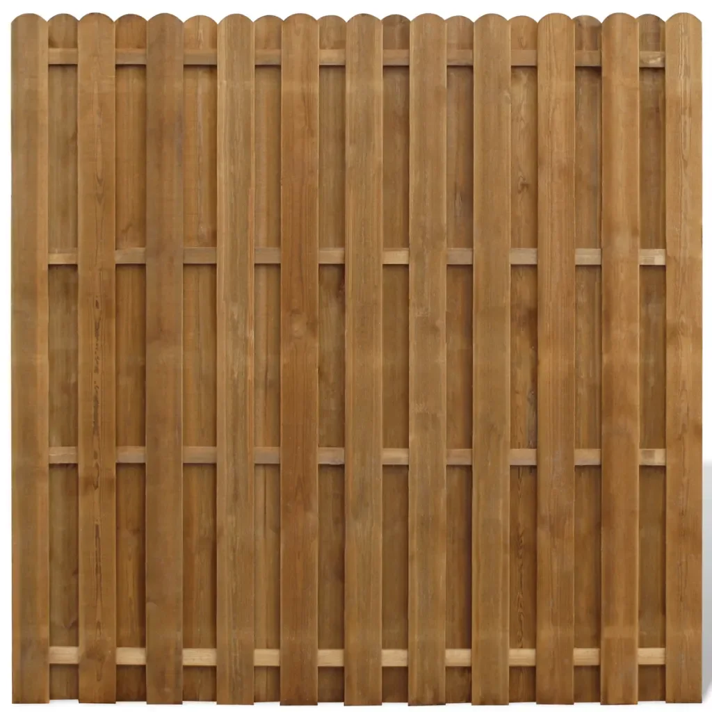 

Hit & Miss Fence Panel FSC Wood Vertical Rot-resistant Fence Gate Wooden Fence Weather Resistant for Garden Patio New Arrival