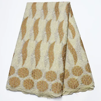 

High Quality Swiss Voile In Switzerland Hot Selling 100% Cotton African Dry Lace Fabric Nigerian Lace Fabric Fashion trend