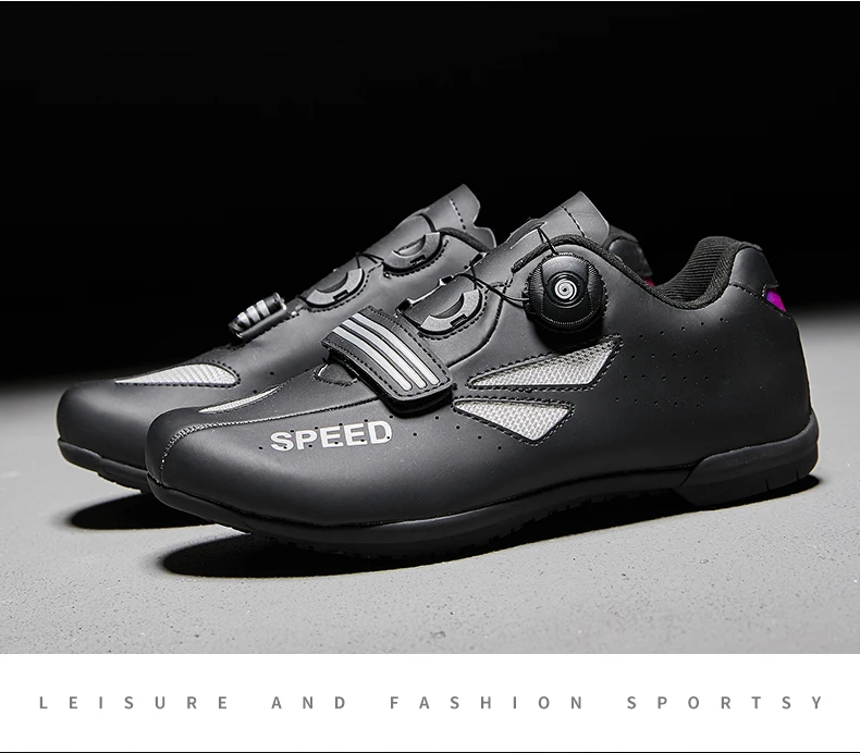 Road Cycling Shoes Sapatilha Ciclismo Bike Men Non-Locking Racing Breathable Ultralight Professional Bicycle Sneakers Women