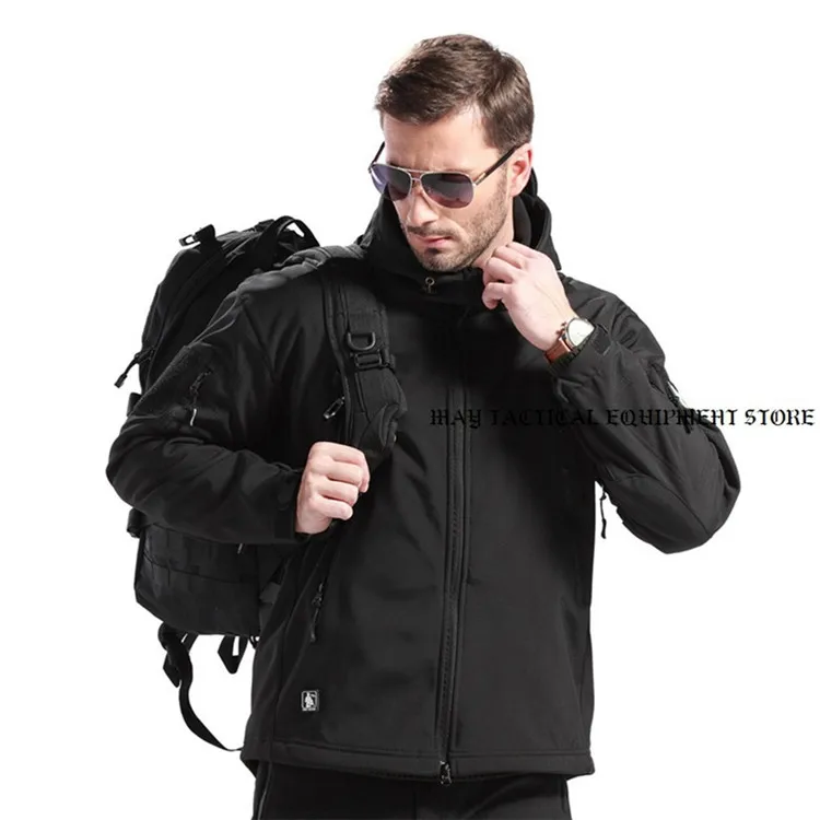 Мужская Уличная тактическая охотничья одежда военная Водонепроницаемая Молл Куртка камуфляж для мужчин охотничьи сумки женские пальто с капюшоном+ брюки