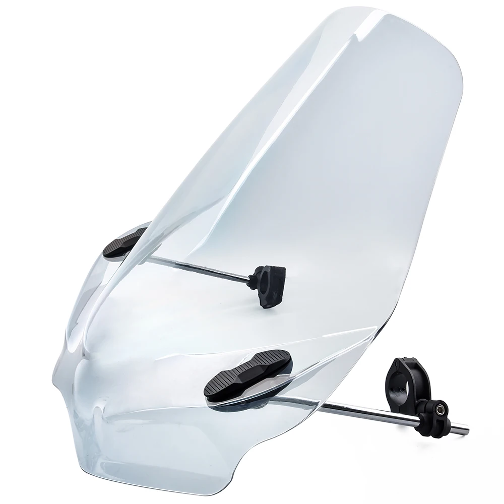 Motocicleta ajustável windscreen windshield defletor de vento